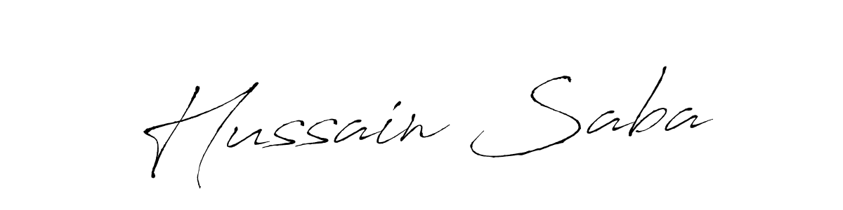 Design your own signature with our free online signature maker. With this signature software, you can create a handwritten (Antro_Vectra) signature for name Hussain Saba. Hussain Saba signature style 6 images and pictures png