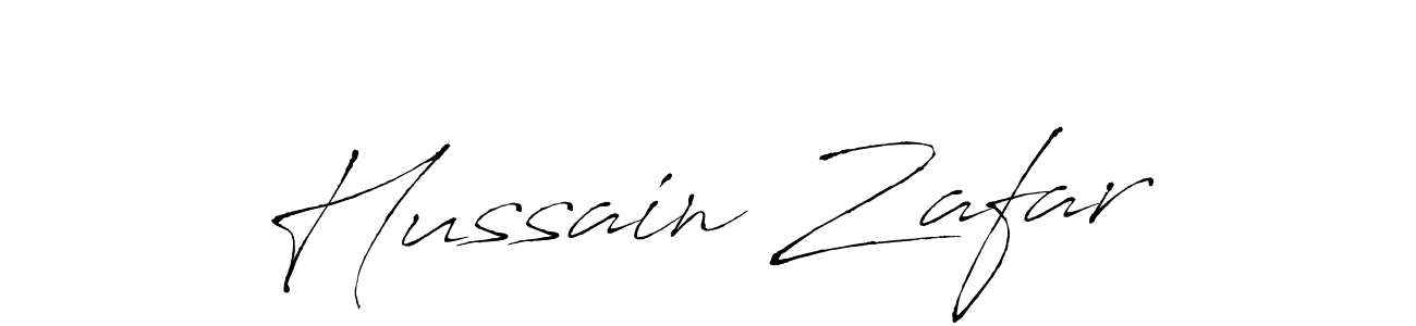 Hussain Zafar stylish signature style. Best Handwritten Sign (Antro_Vectra) for my name. Handwritten Signature Collection Ideas for my name Hussain Zafar. Hussain Zafar signature style 6 images and pictures png