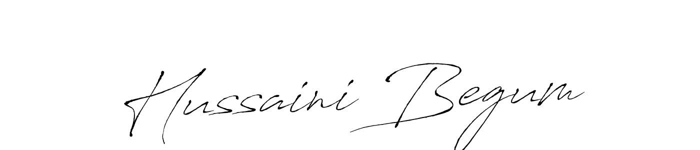 Also You can easily find your signature by using the search form. We will create Hussaini Begum name handwritten signature images for you free of cost using Antro_Vectra sign style. Hussaini Begum signature style 6 images and pictures png