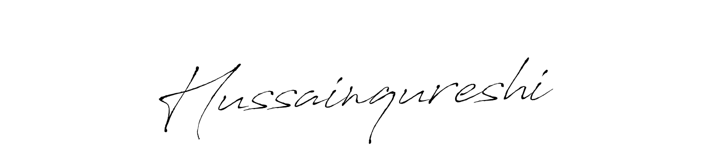 Design your own signature with our free online signature maker. With this signature software, you can create a handwritten (Antro_Vectra) signature for name Hussainqureshi. Hussainqureshi signature style 6 images and pictures png