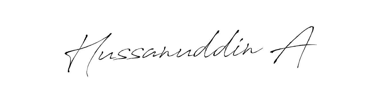 How to Draw Hussanuddin A signature style? Antro_Vectra is a latest design signature styles for name Hussanuddin A. Hussanuddin A signature style 6 images and pictures png