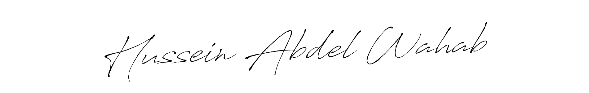 Also You can easily find your signature by using the search form. We will create Hussein Abdel Wahab name handwritten signature images for you free of cost using Antro_Vectra sign style. Hussein Abdel Wahab signature style 6 images and pictures png