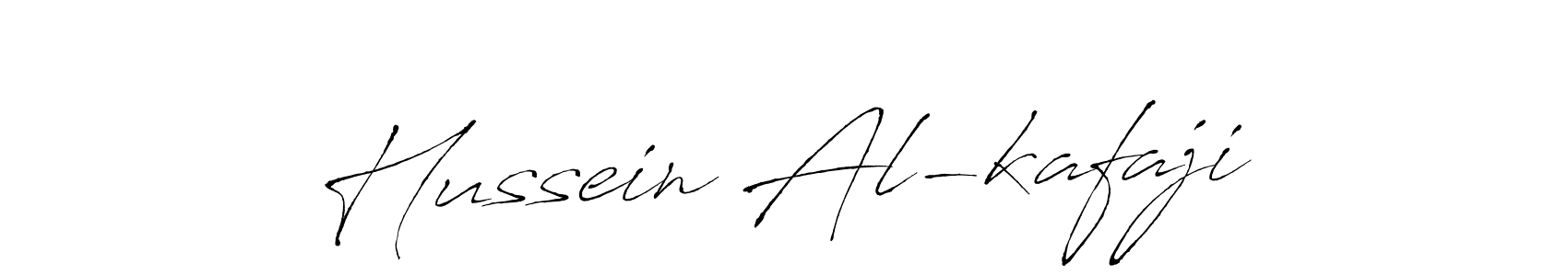 Create a beautiful signature design for name Hussein Al-kafaji. With this signature (Antro_Vectra) fonts, you can make a handwritten signature for free. Hussein Al-kafaji signature style 6 images and pictures png