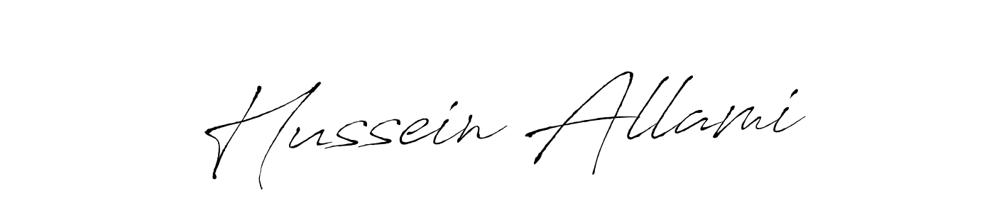 How to Draw Hussein Allami signature style? Antro_Vectra is a latest design signature styles for name Hussein Allami. Hussein Allami signature style 6 images and pictures png