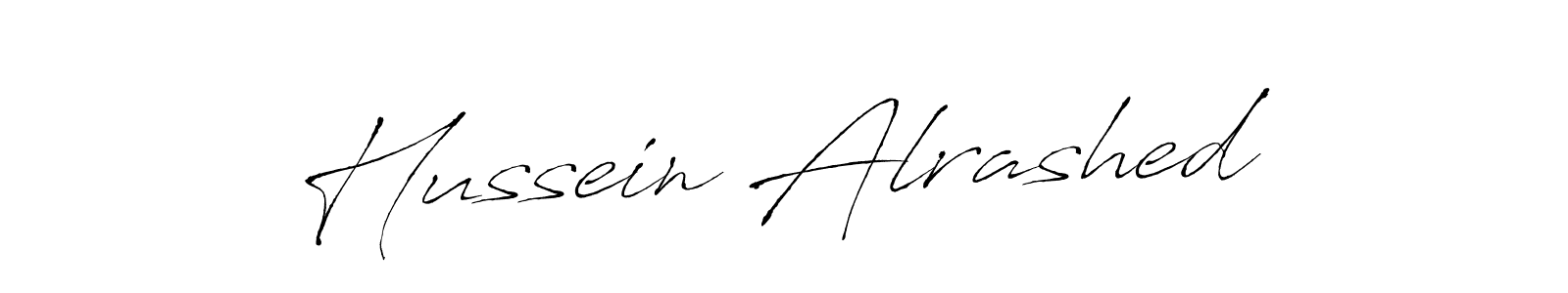 Hussein Alrashed stylish signature style. Best Handwritten Sign (Antro_Vectra) for my name. Handwritten Signature Collection Ideas for my name Hussein Alrashed. Hussein Alrashed signature style 6 images and pictures png