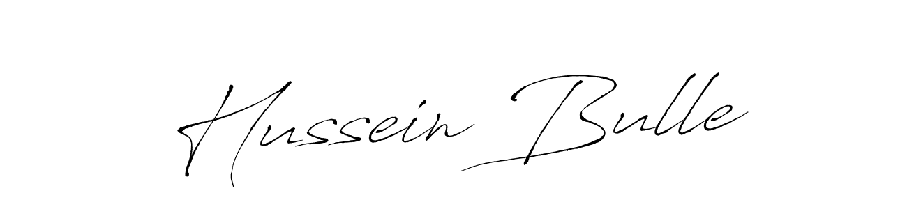 How to make Hussein Bulle signature? Antro_Vectra is a professional autograph style. Create handwritten signature for Hussein Bulle name. Hussein Bulle signature style 6 images and pictures png