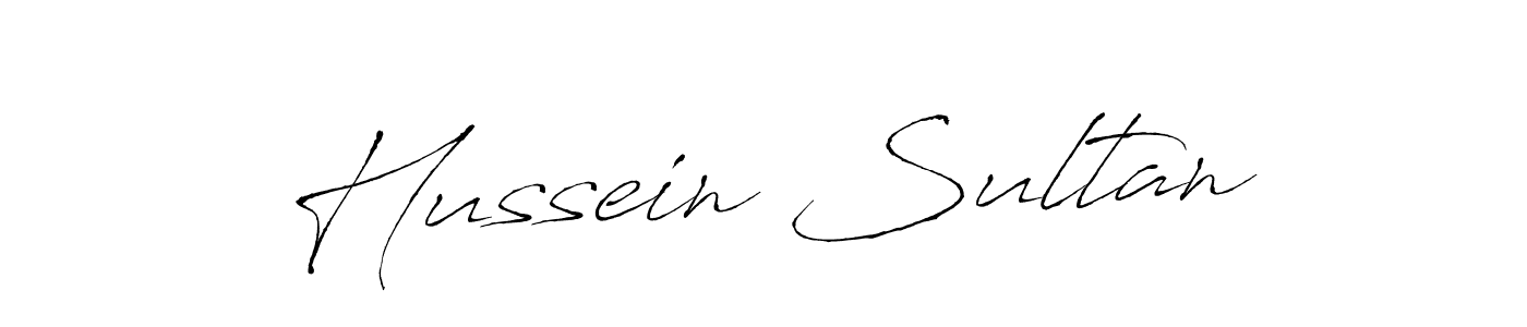 Also we have Hussein Sultan name is the best signature style. Create professional handwritten signature collection using Antro_Vectra autograph style. Hussein Sultan signature style 6 images and pictures png