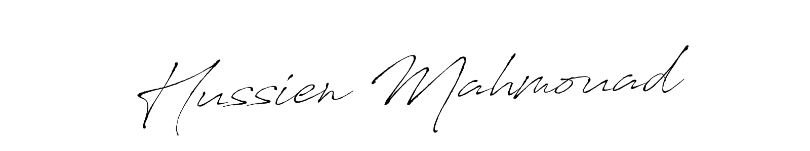 The best way (Antro_Vectra) to make a short signature is to pick only two or three words in your name. The name Hussien Mahmouad include a total of six letters. For converting this name. Hussien Mahmouad signature style 6 images and pictures png