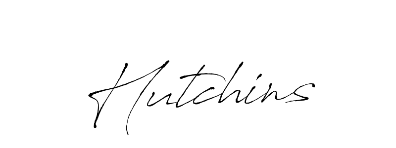 Create a beautiful signature design for name Hutchins. With this signature (Antro_Vectra) fonts, you can make a handwritten signature for free. Hutchins signature style 6 images and pictures png