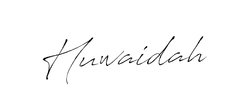 Use a signature maker to create a handwritten signature online. With this signature software, you can design (Antro_Vectra) your own signature for name Huwaidah. Huwaidah signature style 6 images and pictures png
