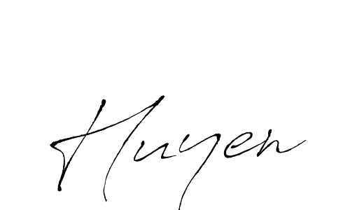 Huyen stylish signature style. Best Handwritten Sign (Antro_Vectra) for my name. Handwritten Signature Collection Ideas for my name Huyen. Huyen signature style 6 images and pictures png