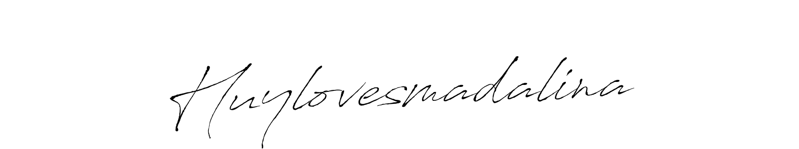 Create a beautiful signature design for name Huylovesmadalina. With this signature (Antro_Vectra) fonts, you can make a handwritten signature for free. Huylovesmadalina signature style 6 images and pictures png