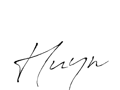 Huyn stylish signature style. Best Handwritten Sign (Antro_Vectra) for my name. Handwritten Signature Collection Ideas for my name Huyn. Huyn signature style 6 images and pictures png