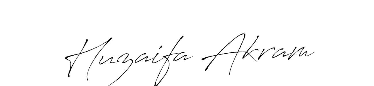 Design your own signature with our free online signature maker. With this signature software, you can create a handwritten (Antro_Vectra) signature for name Huzaifa Akram. Huzaifa Akram signature style 6 images and pictures png