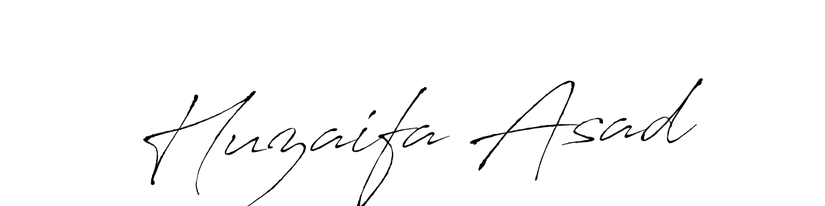 Create a beautiful signature design for name Huzaifa Asad. With this signature (Antro_Vectra) fonts, you can make a handwritten signature for free. Huzaifa Asad signature style 6 images and pictures png