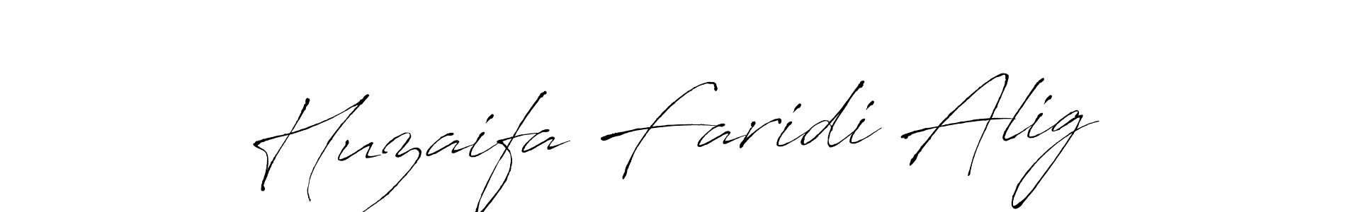 You can use this online signature creator to create a handwritten signature for the name Huzaifa Faridi Alig. This is the best online autograph maker. Huzaifa Faridi Alig signature style 6 images and pictures png