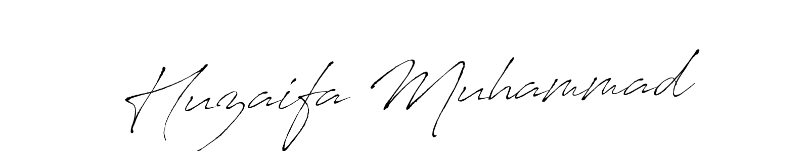 Huzaifa Muhammad stylish signature style. Best Handwritten Sign (Antro_Vectra) for my name. Handwritten Signature Collection Ideas for my name Huzaifa Muhammad. Huzaifa Muhammad signature style 6 images and pictures png