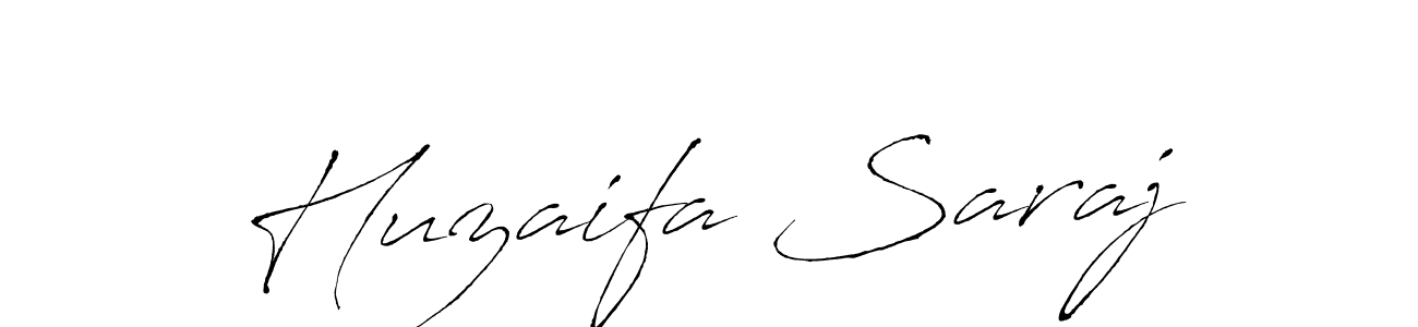 It looks lik you need a new signature style for name Huzaifa Saraj. Design unique handwritten (Antro_Vectra) signature with our free signature maker in just a few clicks. Huzaifa Saraj signature style 6 images and pictures png