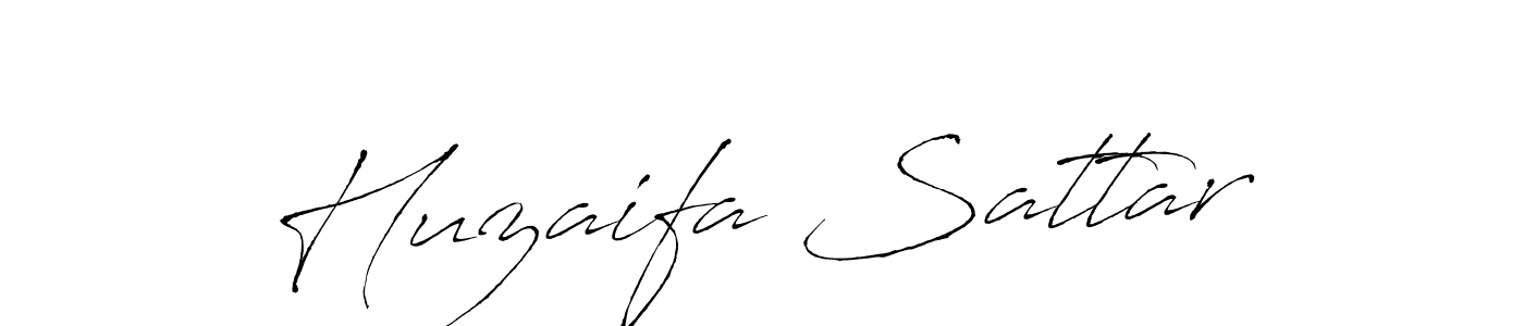 Design your own signature with our free online signature maker. With this signature software, you can create a handwritten (Antro_Vectra) signature for name Huzaifa Sattar. Huzaifa Sattar signature style 6 images and pictures png