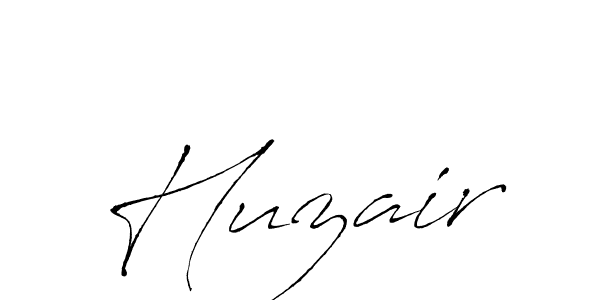 How to make Huzair name signature. Use Antro_Vectra style for creating short signs online. This is the latest handwritten sign. Huzair signature style 6 images and pictures png