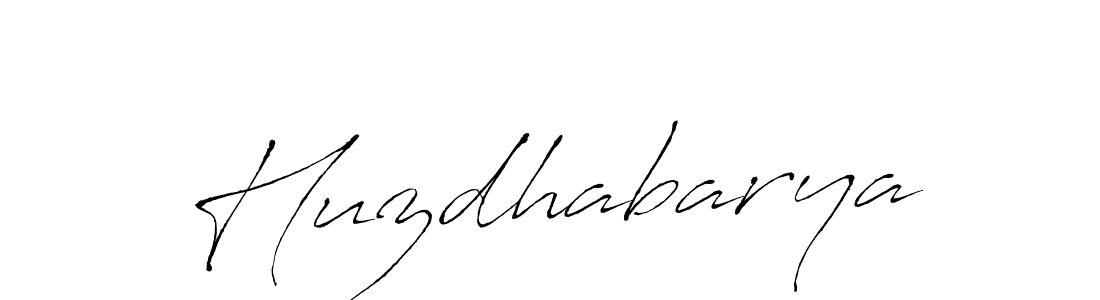 Create a beautiful signature design for name Huzdhabarya. With this signature (Antro_Vectra) fonts, you can make a handwritten signature for free. Huzdhabarya signature style 6 images and pictures png