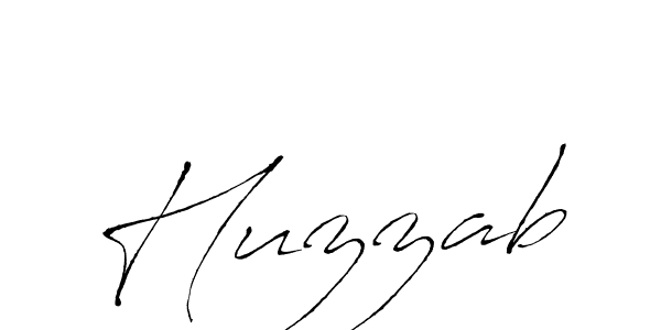 Make a beautiful signature design for name Huzzab. With this signature (Antro_Vectra) style, you can create a handwritten signature for free. Huzzab signature style 6 images and pictures png