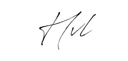A modern signature idea for name Hvl using Antro_Vectra font. Clean strokes and elegant curves make it stand out instantly. Hvl signature style 6 images and pictures png