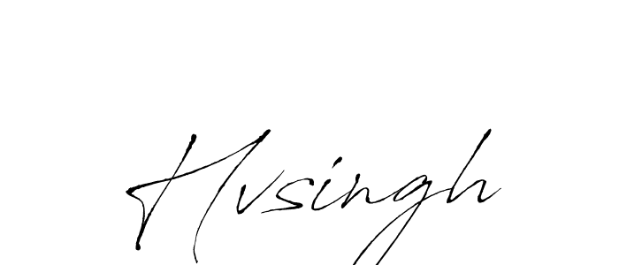 Also we have Hvsingh name is the best signature style. Create professional handwritten signature collection using Antro_Vectra autograph style. Hvsingh signature style 6 images and pictures png