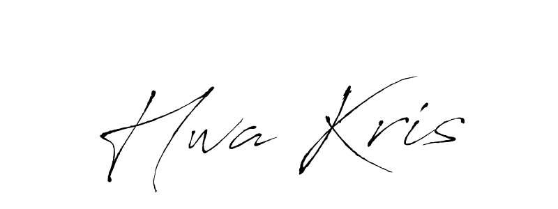 if you are searching for the best signature style for your name Hwa Kris. so please give up your signature search. here we have designed multiple signature styles  using Antro_Vectra. Hwa Kris signature style 6 images and pictures png