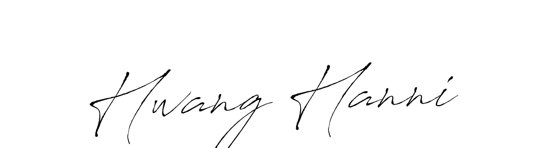 Make a beautiful signature design for name Hwang Hanni. With this signature (Antro_Vectra) style, you can create a handwritten signature for free. Hwang Hanni signature style 6 images and pictures png