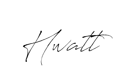 How to make Hwatt signature? Antro_Vectra is a professional autograph style. Create handwritten signature for Hwatt name. Hwatt signature style 6 images and pictures png