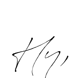 Hy, stylish signature style. Best Handwritten Sign (Antro_Vectra) for my name. Handwritten Signature Collection Ideas for my name Hy,. Hy, signature style 6 images and pictures png