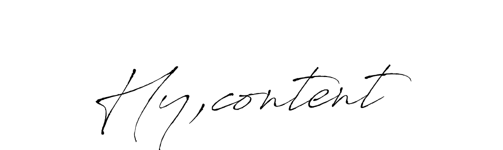 Similarly Antro_Vectra is the best handwritten signature design. Signature creator online .You can use it as an online autograph creator for name Hy,content. Hy,content signature style 6 images and pictures png