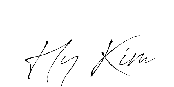 Best and Professional Signature Style for Hy Kim. Antro_Vectra Best Signature Style Collection. Hy Kim signature style 6 images and pictures png