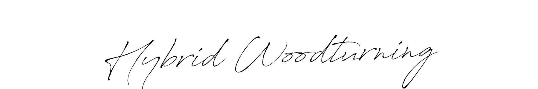 How to make Hybrid Woodturning name signature. Use Antro_Vectra style for creating short signs online. This is the latest handwritten sign. Hybrid Woodturning signature style 6 images and pictures png