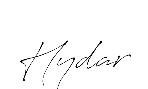 Make a beautiful signature design for name Hydar. Use this online signature maker to create a handwritten signature for free. Hydar signature style 6 images and pictures png