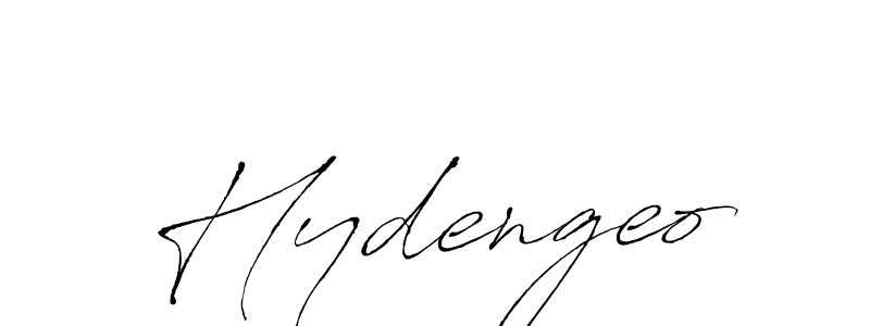Make a beautiful signature design for name Hydengeo. With this signature (Antro_Vectra) style, you can create a handwritten signature for free. Hydengeo signature style 6 images and pictures png