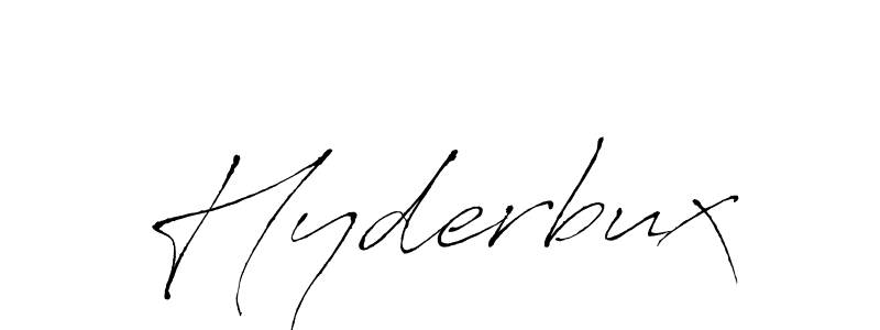 Create a beautiful signature design for name Hyderbux. With this signature (Antro_Vectra) fonts, you can make a handwritten signature for free. Hyderbux signature style 6 images and pictures png