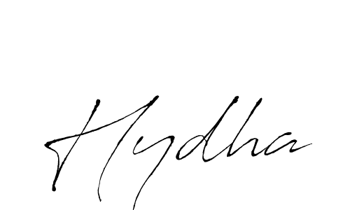 How to make Hydha name signature. Use Antro_Vectra style for creating short signs online. This is the latest handwritten sign. Hydha signature style 6 images and pictures png