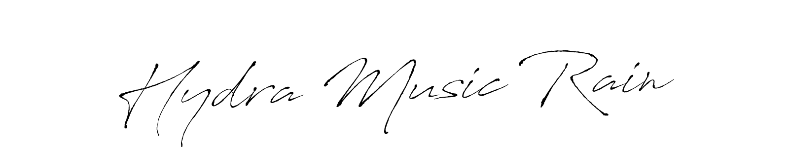 How to make Hydra Music Rain name signature. Use Antro_Vectra style for creating short signs online. This is the latest handwritten sign. Hydra Music Rain signature style 6 images and pictures png