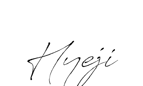 The best way (Antro_Vectra) to make a short signature is to pick only two or three words in your name. The name Hyeji include a total of six letters. For converting this name. Hyeji signature style 6 images and pictures png