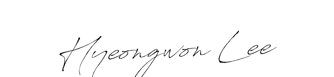 Design your own signature with our free online signature maker. With this signature software, you can create a handwritten (Antro_Vectra) signature for name Hyeongwon Lee. Hyeongwon Lee signature style 6 images and pictures png