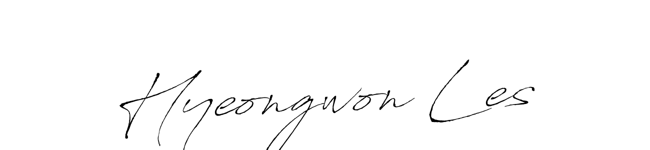 The best way (Antro_Vectra) to make a short signature is to pick only two or three words in your name. The name Hyeongwon Les include a total of six letters. For converting this name. Hyeongwon Les signature style 6 images and pictures png