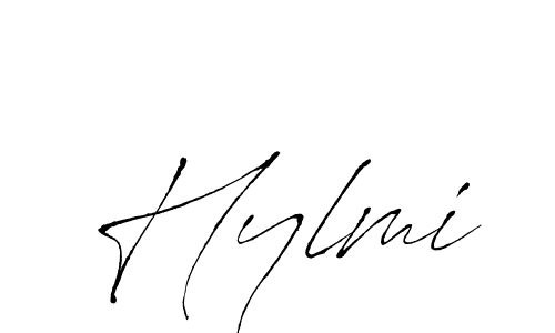 Antro_Vectra is a professional signature style that is perfect for those who want to add a touch of class to their signature. It is also a great choice for those who want to make their signature more unique. Get Hylmi name to fancy signature for free. Hylmi signature style 6 images and pictures png