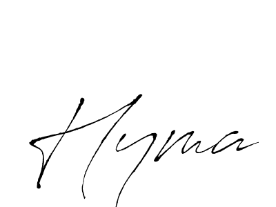 How to make Hyma signature? Antro_Vectra is a professional autograph style. Create handwritten signature for Hyma name. Hyma signature style 6 images and pictures png