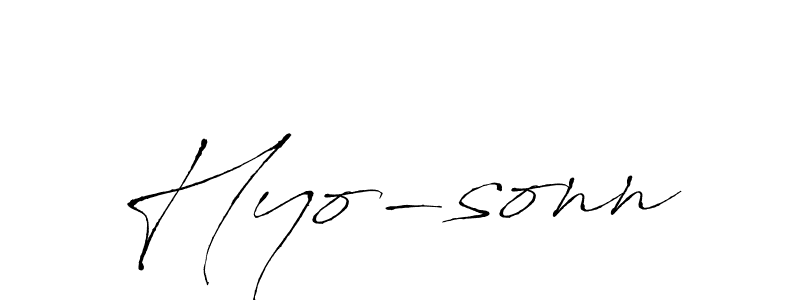 Similarly Antro_Vectra is the best handwritten signature design. Signature creator online .You can use it as an online autograph creator for name Hyo-sonn. Hyo-sonn signature style 6 images and pictures png