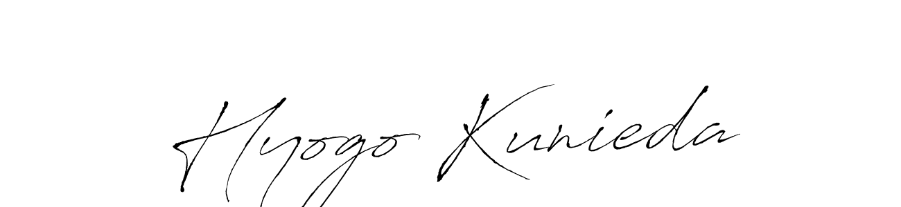 Create a beautiful signature design for name Hyogo Kunieda. With this signature (Antro_Vectra) fonts, you can make a handwritten signature for free. Hyogo Kunieda signature style 6 images and pictures png