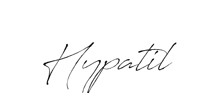 Design your own signature with our free online signature maker. With this signature software, you can create a handwritten (Antro_Vectra) signature for name Hypatil. Hypatil signature style 6 images and pictures png