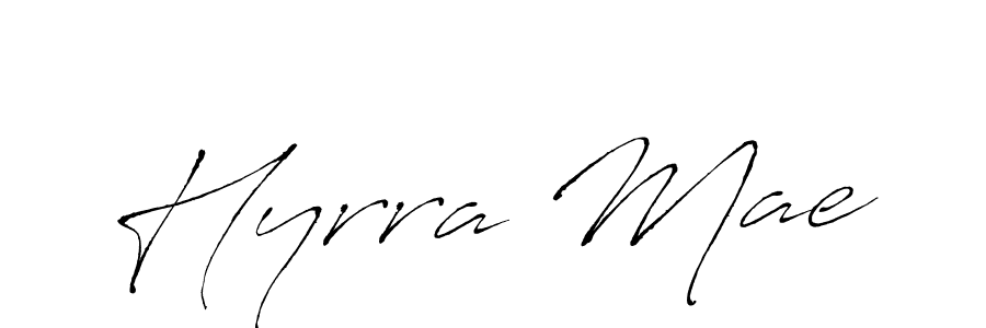 You should practise on your own different ways (Antro_Vectra) to write your name (Hyrra Mae) in signature. don't let someone else do it for you. Hyrra Mae signature style 6 images and pictures png