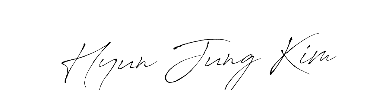 Best and Professional Signature Style for Hyun Jung Kim. Antro_Vectra Best Signature Style Collection. Hyun Jung Kim signature style 6 images and pictures png